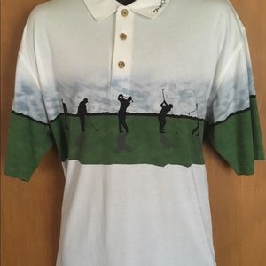 Tabasco polo golf shirt size L